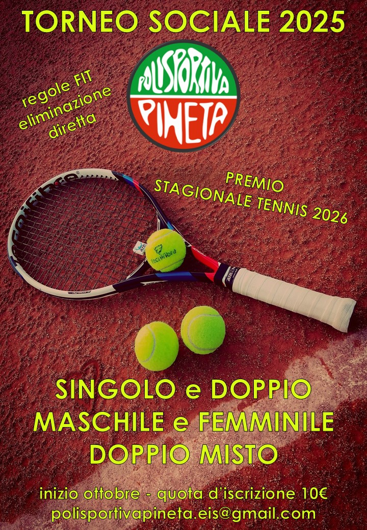 Torneo sociale Tennis 2025